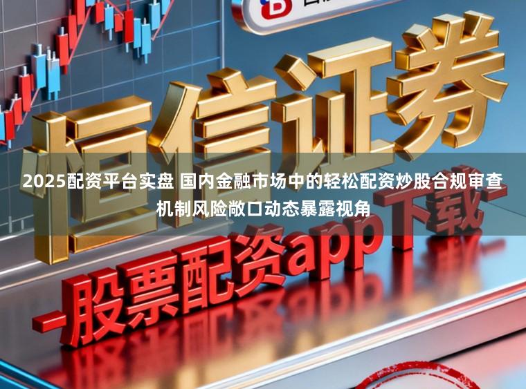 2025配资平台实盘 国内金融市场中的轻松配资炒股合规审查机制风险敞口动态暴露视角