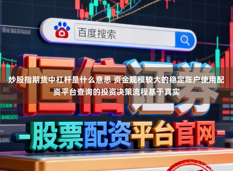 炒股指期货中杠杆是什么意思 资金规模较大的稳定账户使用配资平台查询的投资决策流程基于真实