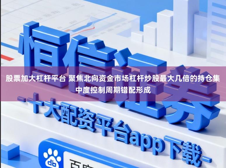 股票加大杠杆平台 聚焦北向资金市场杠杆炒股最大几倍的持仓集中度控制周期错配形成