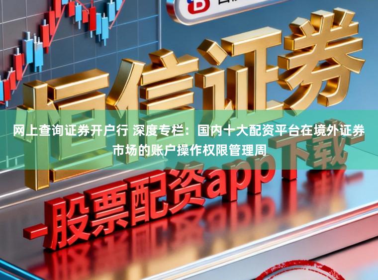 网上查询证券开户行 深度专栏：国内十大配资平台在境外证券市场的账户操作权限管理周